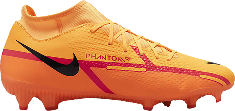 Nike Phantom GT2 Academy DF MG 'Laser Orange' Football Boots, Orange