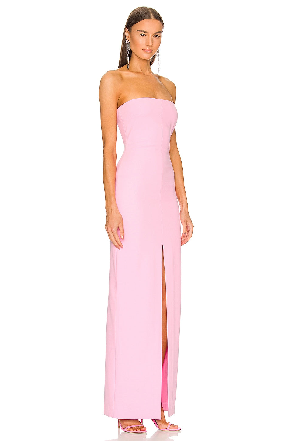 Maxi dress SOLACE London Bysha, color Bubblegum