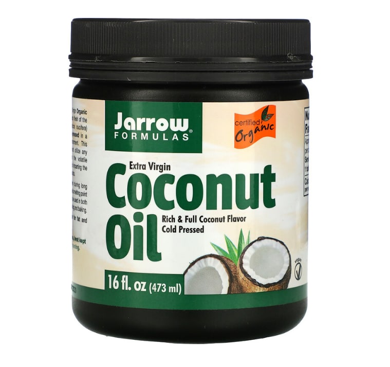 Jarrow Formulas Organic Cold Pressed Coconut Oil, 473 ml