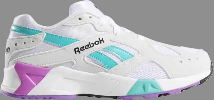 Aztrek og 'grey teal' Reebok sneakers, white