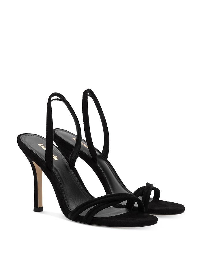 صندل نسائي Annie Slingback بكعب عالٍ من Larroude