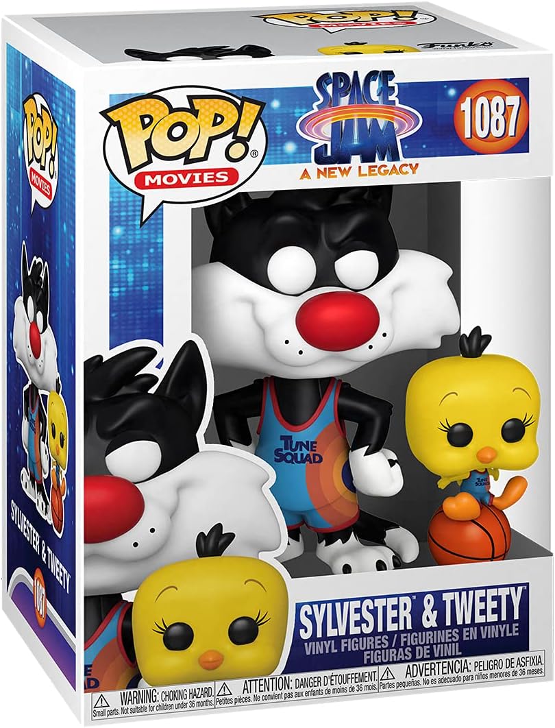 Funko POP Movies: Space Jam, A New Legacy - Slyvester and Tweety Figure