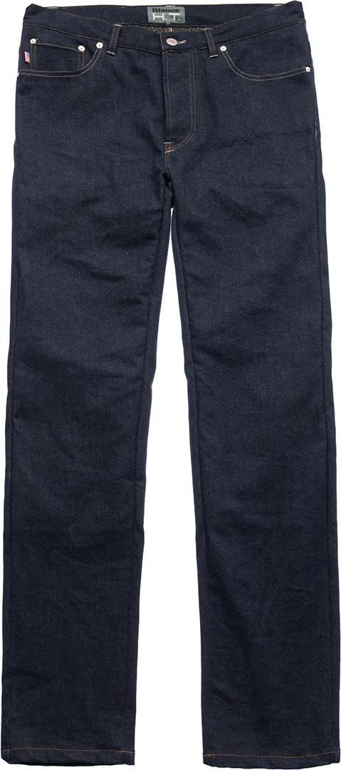 Blauer Gru Motorcycle Denim Pants with Knee Protection, Dark Blue