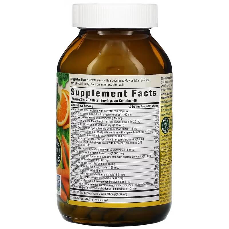 Vitamins for pregnant women MegaFood, 120 tablets