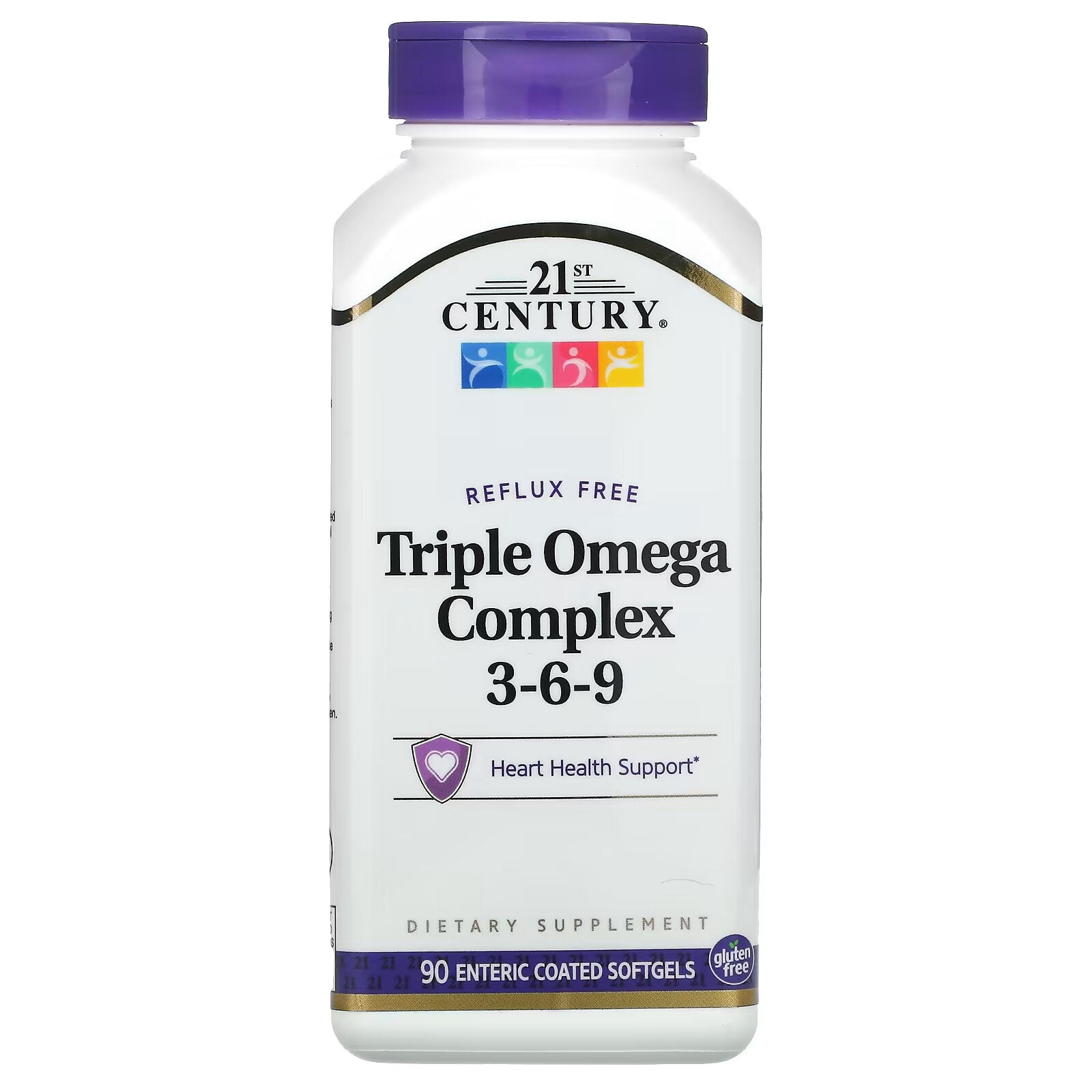 21st Century, Triple Omega Complex 3-6-9 90 enteric-coated softgels