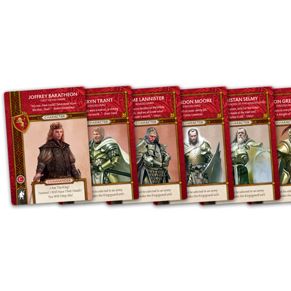 Additional set to CMON A Song of Ice and Fire Tabletop Miniatures Game, Lannister Heroes Set II