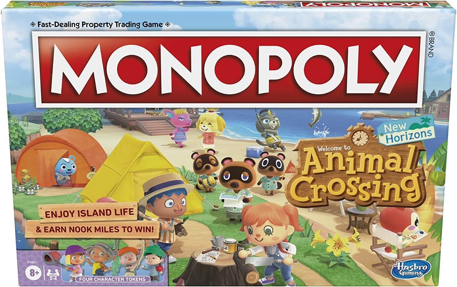 Board game Hasbro Gaming Monopoly: Animal Crossing New Horizons Edition