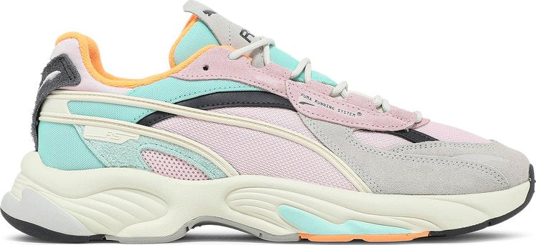 حذاء رياضي Puma RS-Connect Drip رمادي بنفسجي وردي للسيدات، وردي