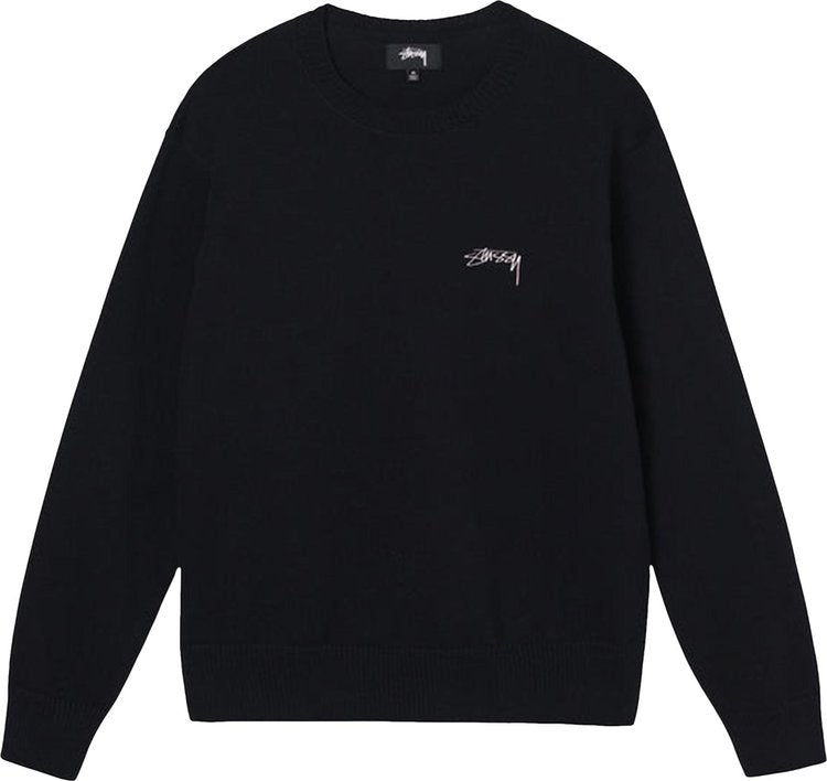 Stussy Care Label Sweater 'Black', black