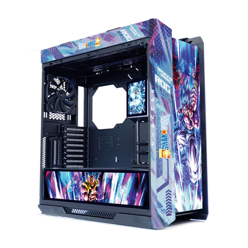 Case ASUS ROG Strix Helios GX601 Custom Dragon Ball Theme, Mid Tower, black/pattern