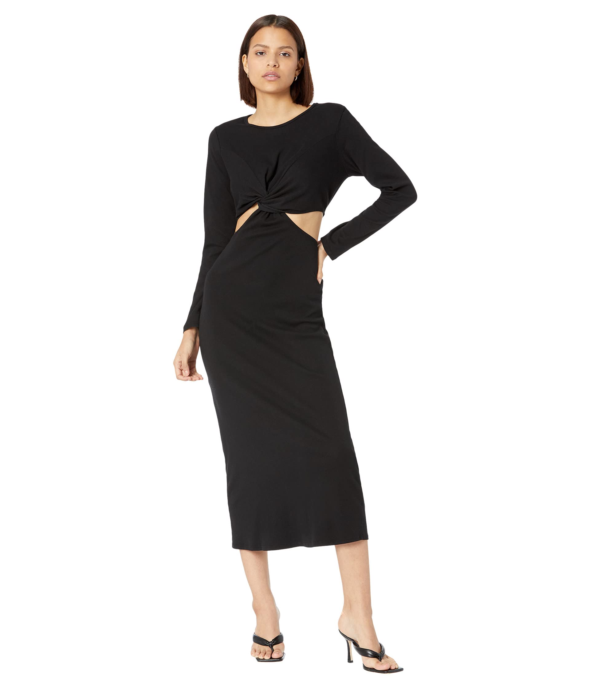 bella dahl dress, Long Sleeve Twist Maxi Dress