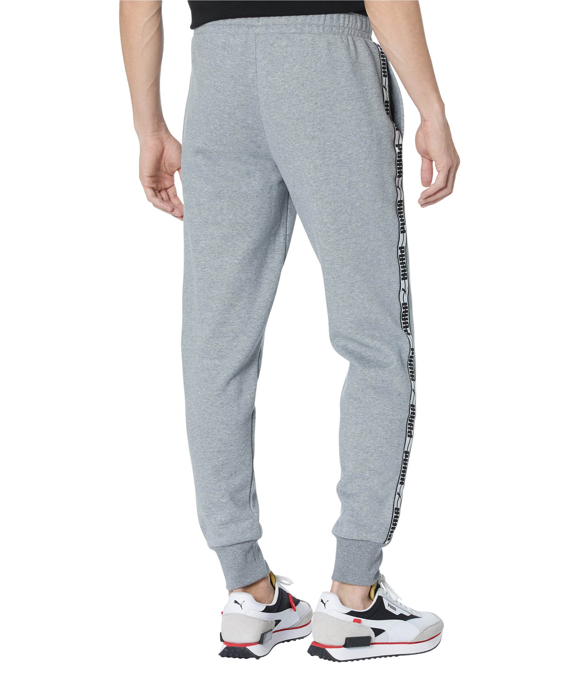 Men's sports pants Puma Taping Pants Fleece, gray