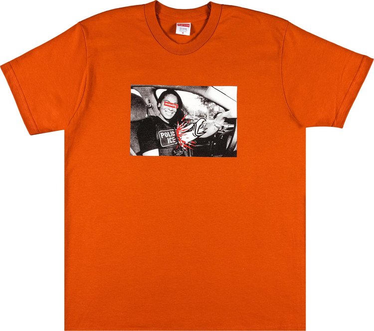 Supreme x ANTIHERO ICE Tee 'Rust', orange