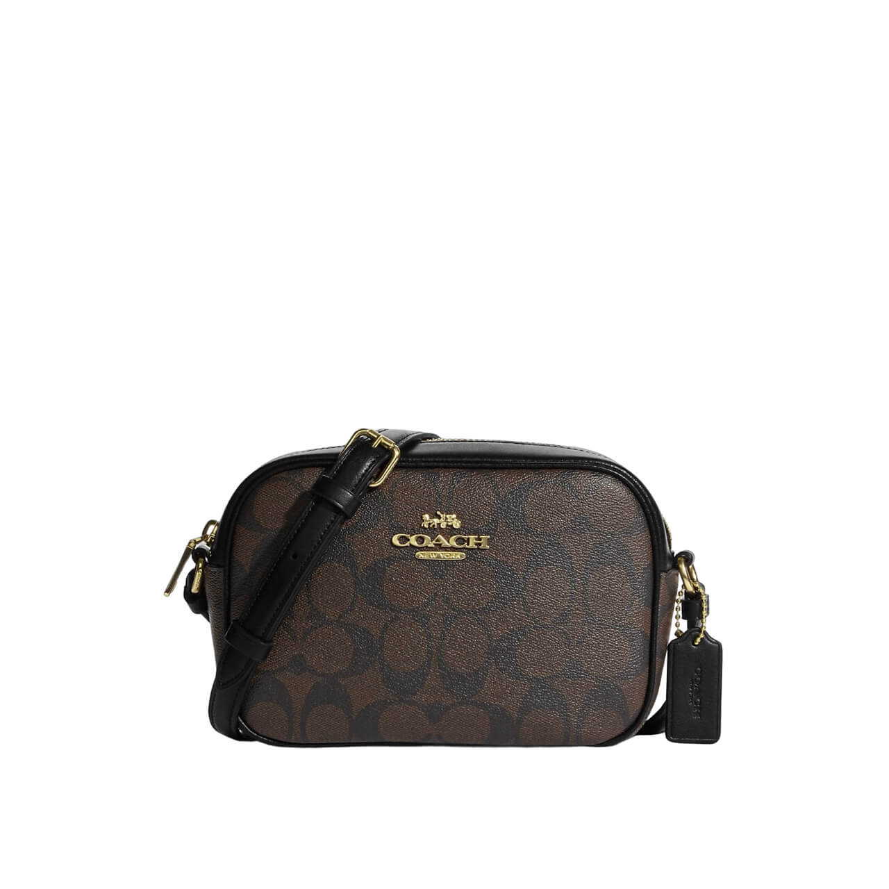 Coach Outlet Jamie Mini Bag, Gold/Black-Brown