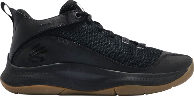 Under Armor 3Z5 Black Gum Sneakers, black