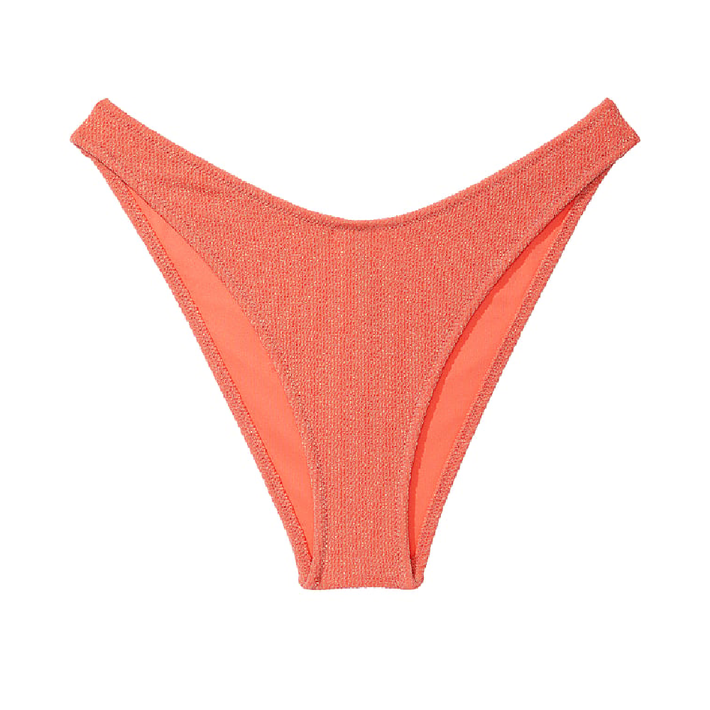 Victoria's Secret Pink Brazilian Bikini Briefs, Coral