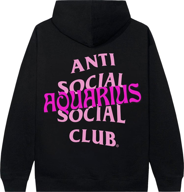 Anti Social Social Club Aquarius Hoodie Black