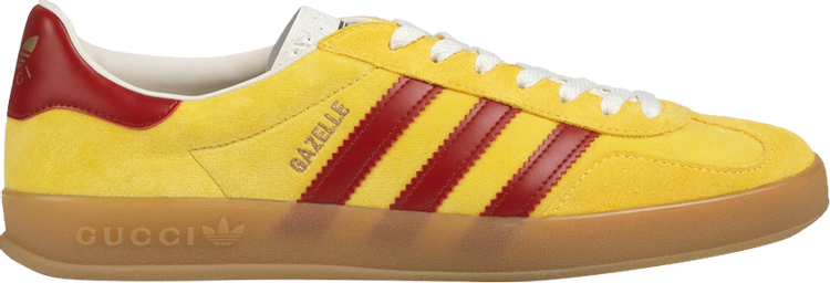 Adidas Adidas x Gucci Gazelle 'Yellow Velvet' Sneakers, Yellow