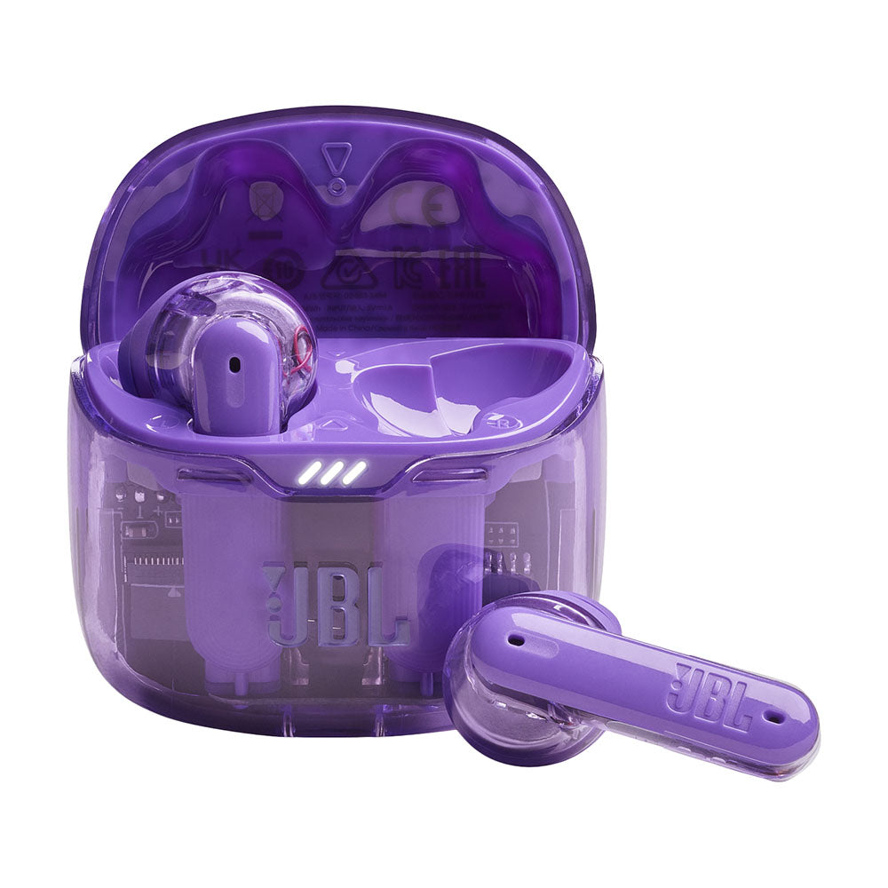 JBL Tune Flex Ghost wireless headphones, purple