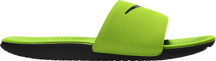 صندل Nike Kawa GS 'Volt' باللون الأخضر