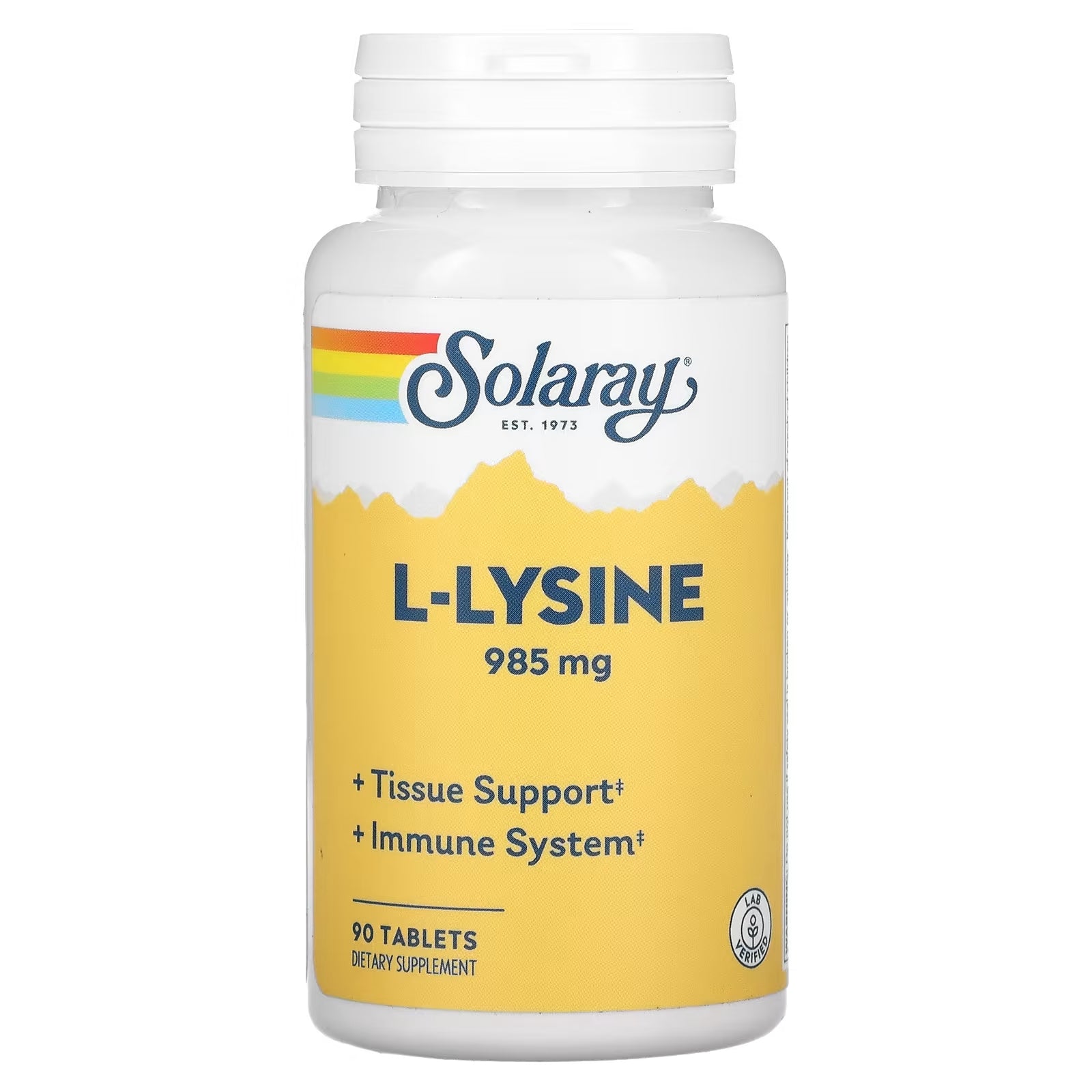 Solaray L-lysine 333 mg, 90 tablets