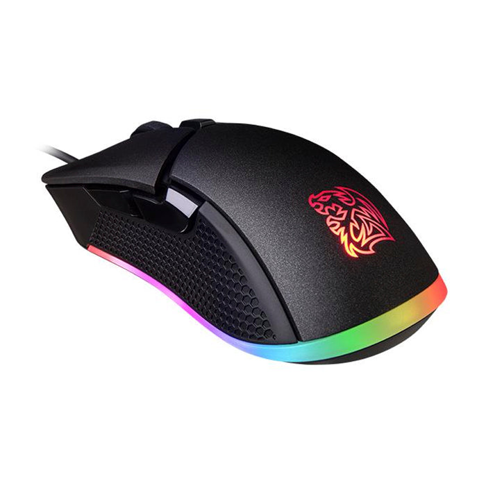 Thermaltake eSPORTS Iris Wired Optical Gaming Mouse, Black