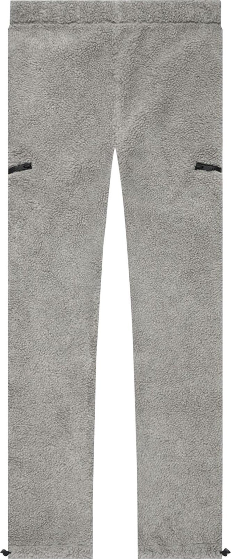 Fear of God Essentials Polar Fleece Pant 'Dark Oatmeal', gray