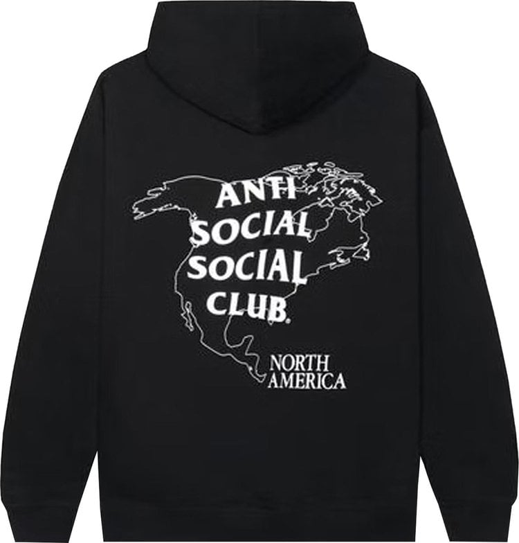 Anti Social Social Club North America Hoodie 'Black'