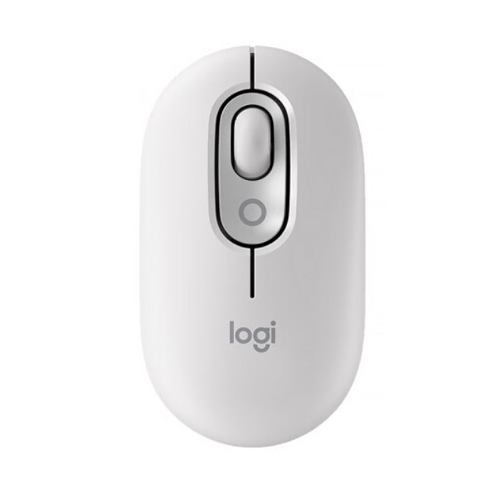 Logitech POP Wireless Mouse, Pearl White