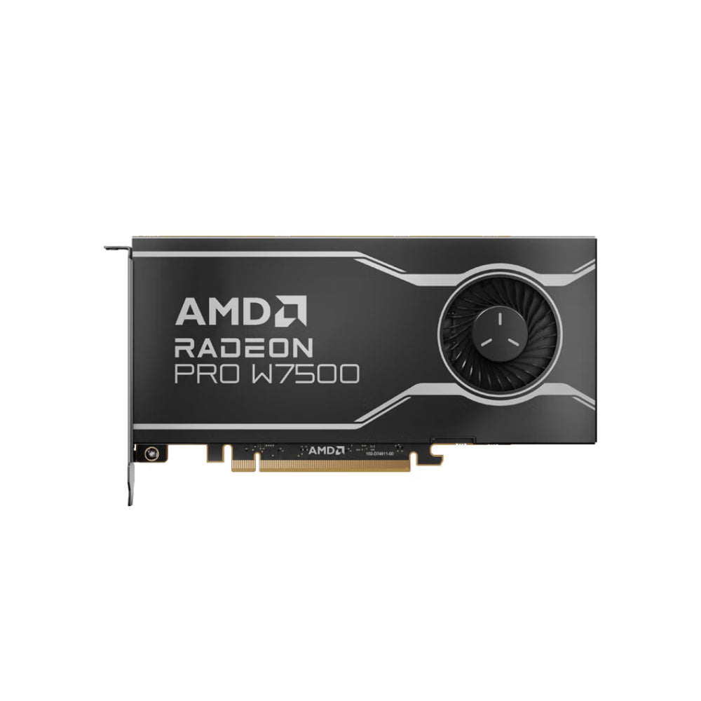 Professional graphics card AMD Radeon PRO W7500, 8 GB, black