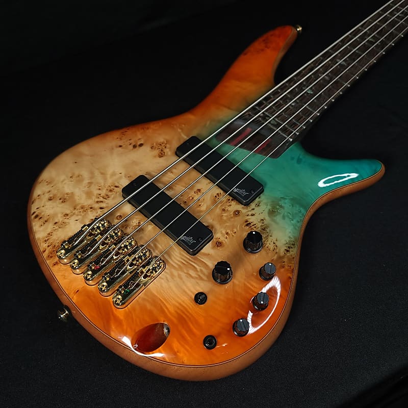 Ibanez Premium SR1605DW 5-String Autumn Sunset Sky Bass with Bag SR1605DW-ASK