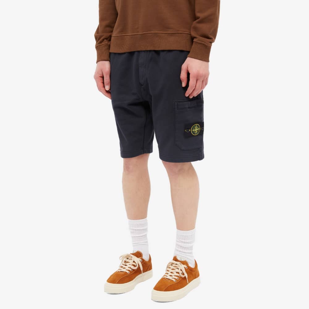 Stone Island Garment Dyed Sweat Shorts