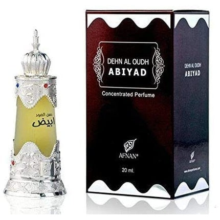 Dehn al Oudh Abiyad by Afnan Herbal Musk Agarwood Oud Concentrated Perfume Oil