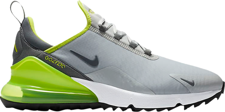 Nike Air Max 270 Golf 'Smoke Gray Lime' Boots, Gray