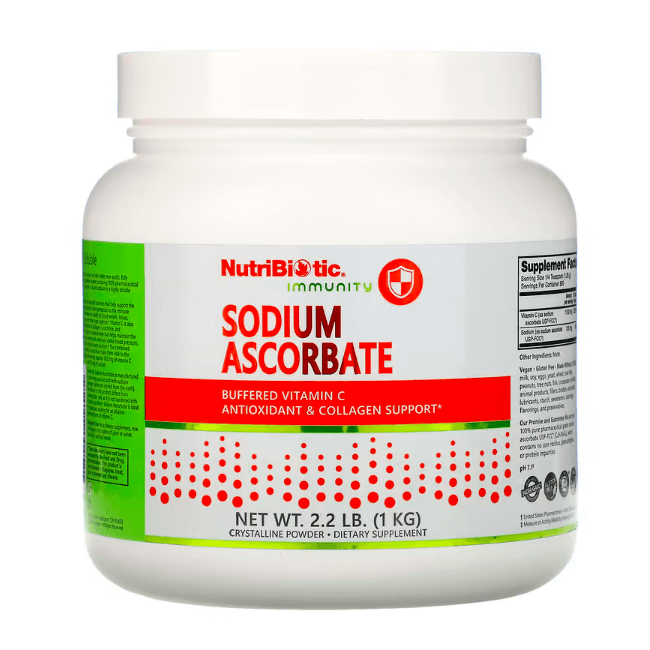 NutriBiotic sodium ascorbate, 1 kg