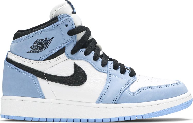 Air Jordan 1 Retro High OG GS University Blue sneakers, blue