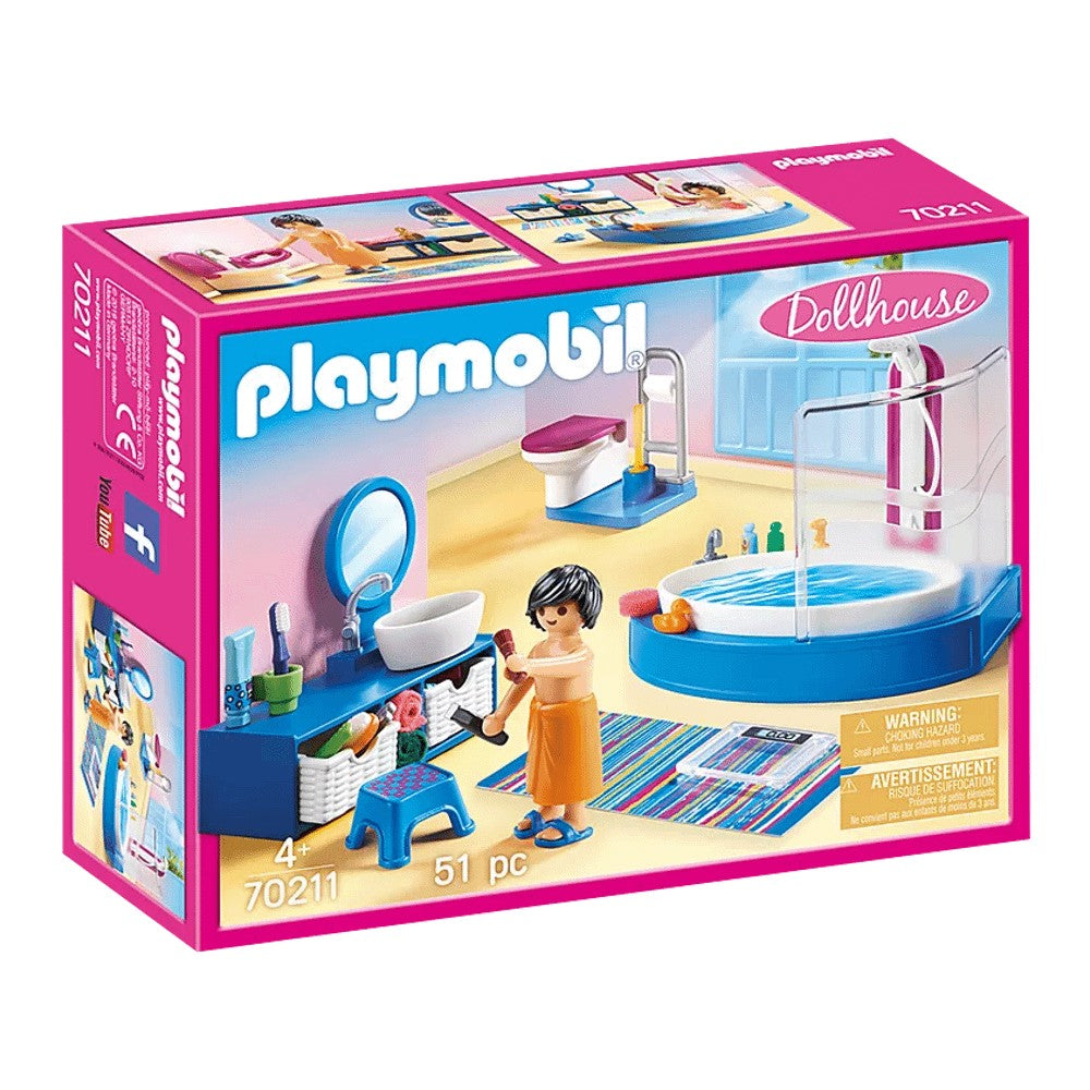 Construction set Playmobil 70211 Bathroom