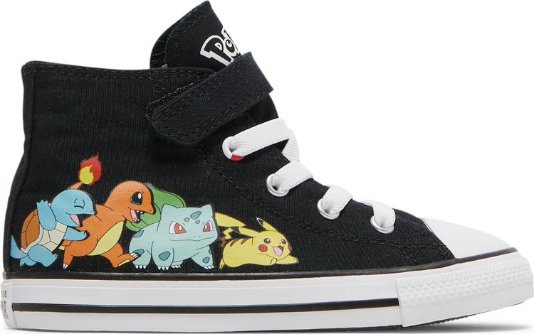 Converse Pokemon x Chuck Taylor All Star High TD First Partners Sneakers, Black