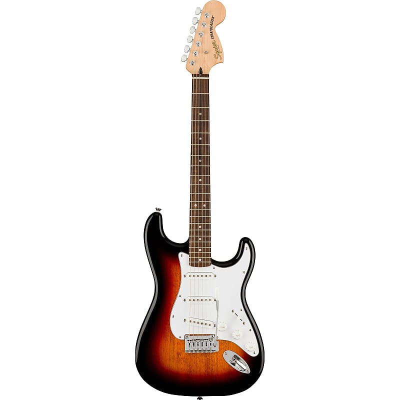 Squier Affinity Stratocaster Electric Guitar with Laurel Neck, 3-Color Sunburst