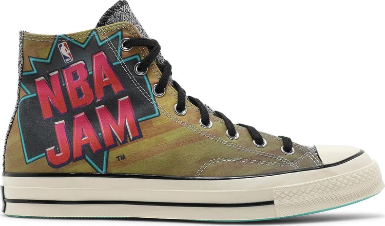 حذاء رياضي Converse NBA Jam x Chuck 70 High Hardwood Floor باللون البني