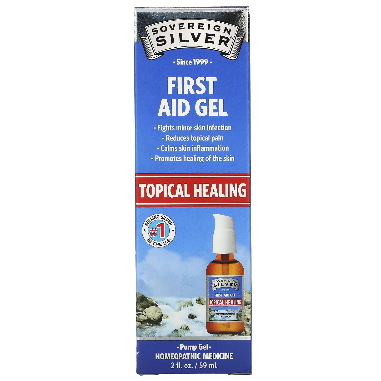 First Aid Gel Sovereign Silver, 59 ml