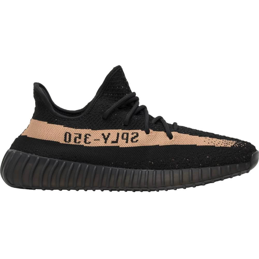 Yeezy Boost 350 V2 Copper Sneakers, Black