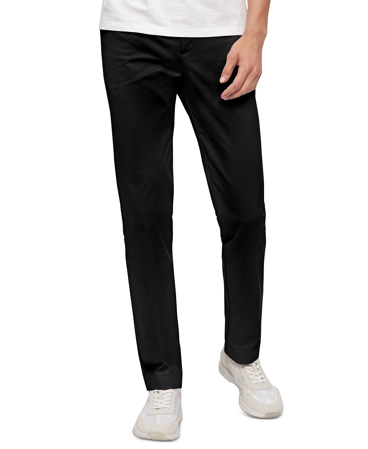 Calvin Klein Men's Slim Modern Stretch Chinos, Black