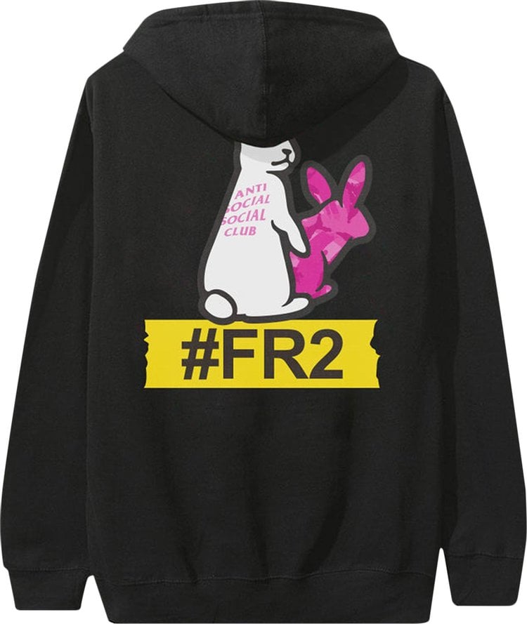 Anti Social Social Club x FR2 Serrated Hoodie 'Black'