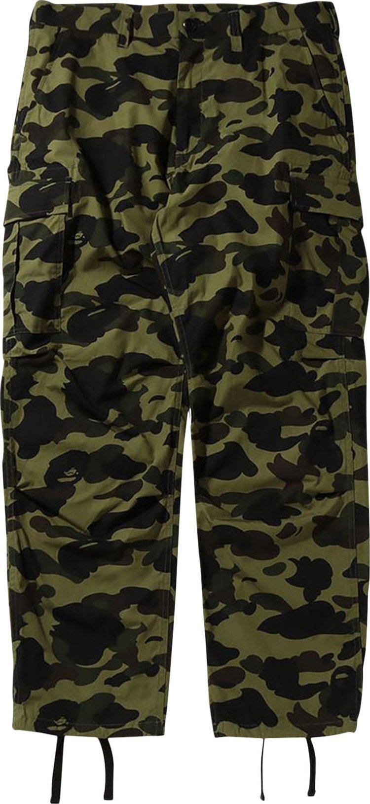 بنطال كارجو BAPE 1st Camo باللون الأخضر