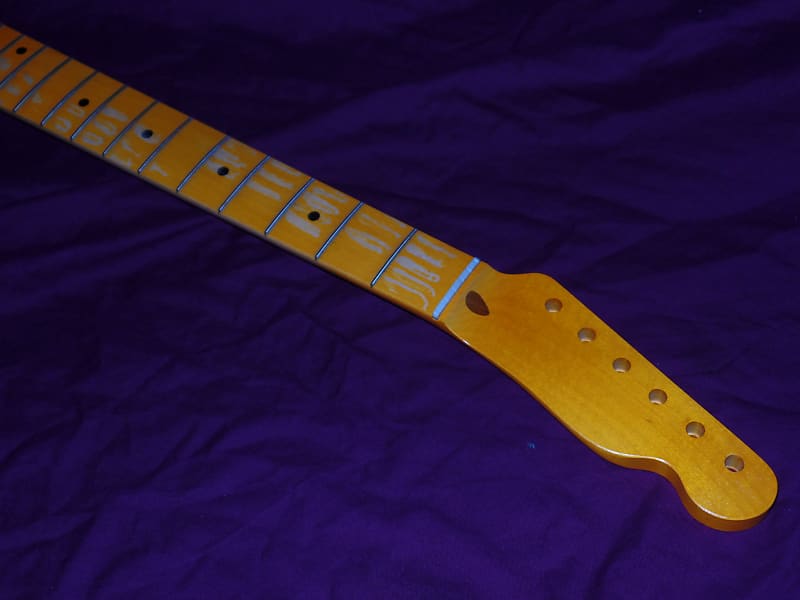 جيتار تيليكاستر من طراز 21 Jumbo Fret Relic Roadworn على شكل حرف C من جميع الأجزاء من Fender Licensed Vintage Maple Neck