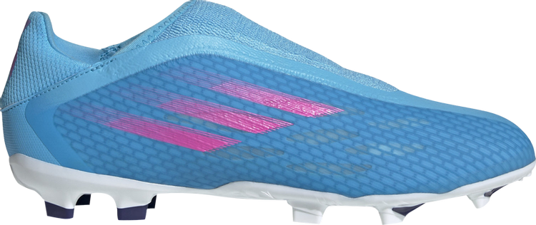 Adidas X Speedflow 3 Laceless FG Men's Cleats, blue