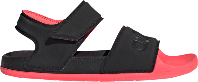 Adidas Wmns Adilette Sandal 'Black Signal Pink', black