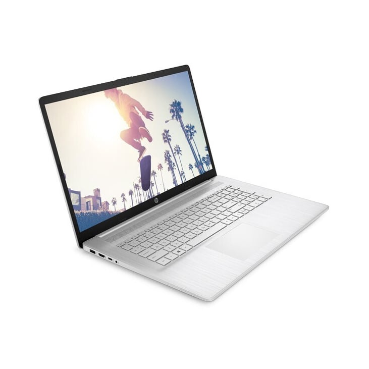 كمبيوتر محمول HP Star 17 Youth Edition، 17.3 بوصة، 16 جيجابايت/1 تيرابايت، Core i5-1235U، GeForce MX550، لوحة مفاتيح إنجليزية فضية