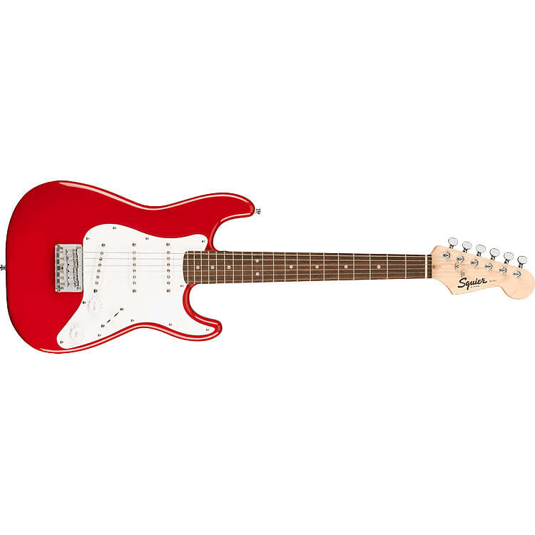 Squier Mini Stratocaster V2 with Laurel Dakota Red Mini Stratocaster V2 with Laurel Fretboard